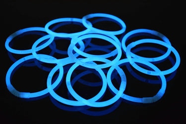 8 inch Premium Aqua Glow Stick Bracelets- 100 per package